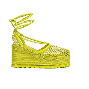 Bottega Veneta Stretch espadrille sporty wed kiwi